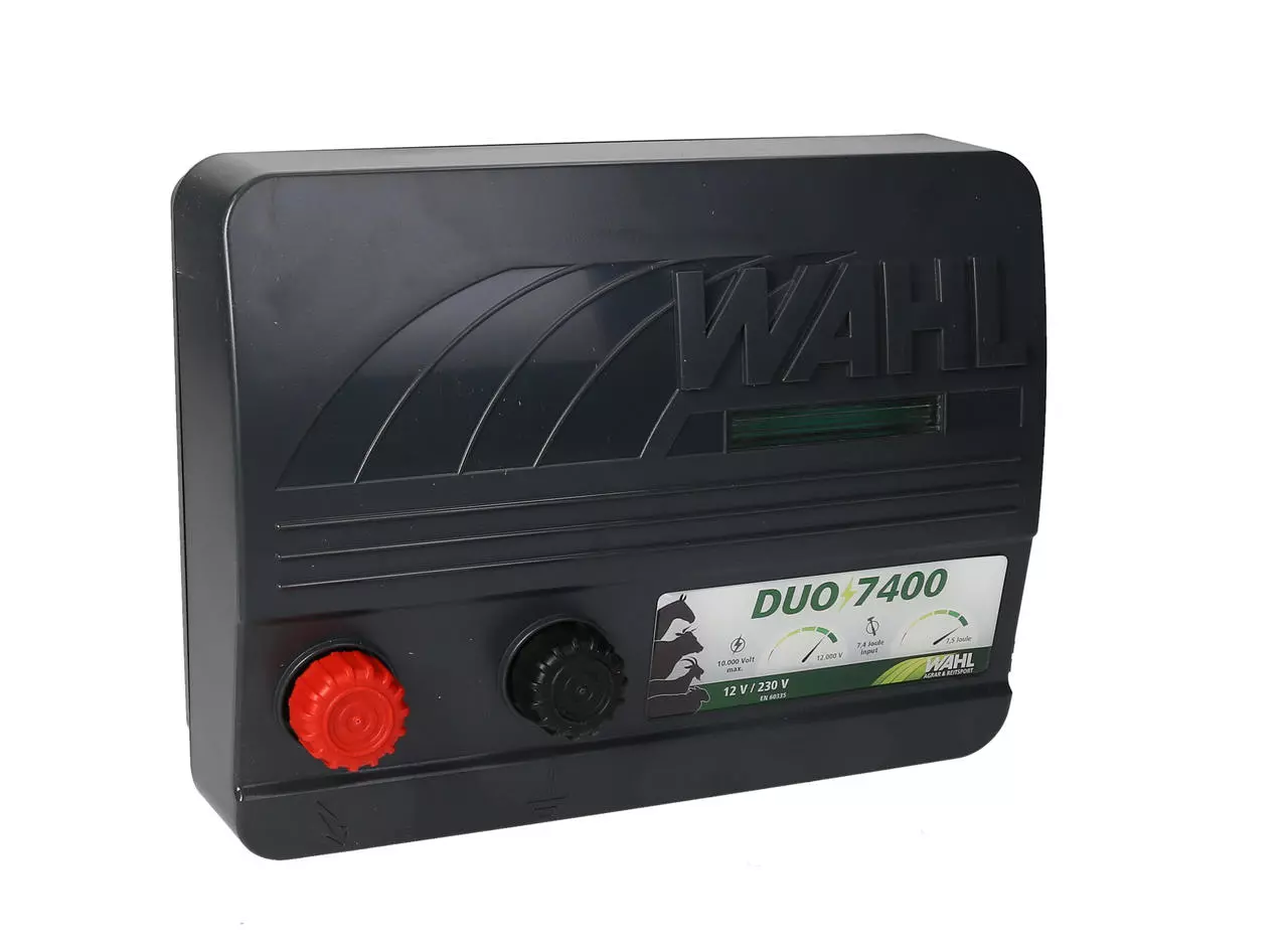 WAHL-FENCE DUO 7400 - 12 V / 230 V Weidezaungerät