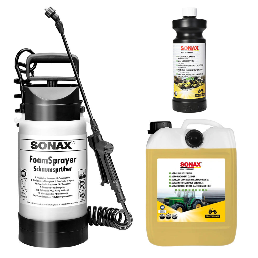 Sonax Agrar Geräte Reiniger - 3-teiliges Set