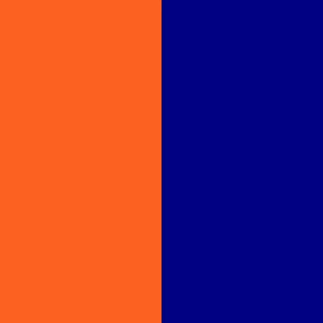 neonorange/marineblau