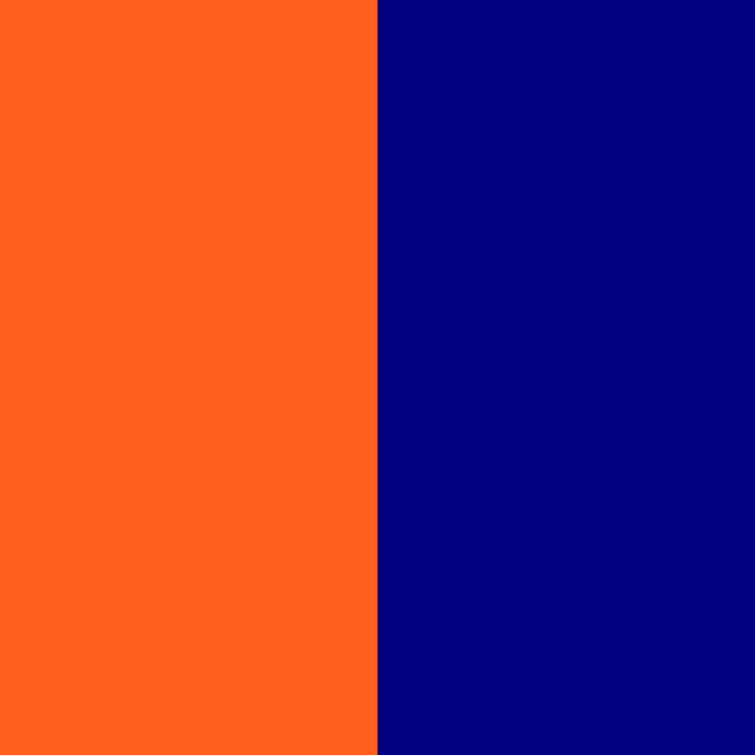 neonorange/marineblau