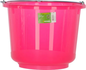 Kerbl Secchio stabile e da costruzione, trasparente, 12 l