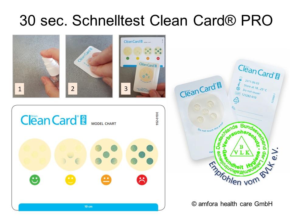Starter-Set "Clean Card PRO" - 25 Tests