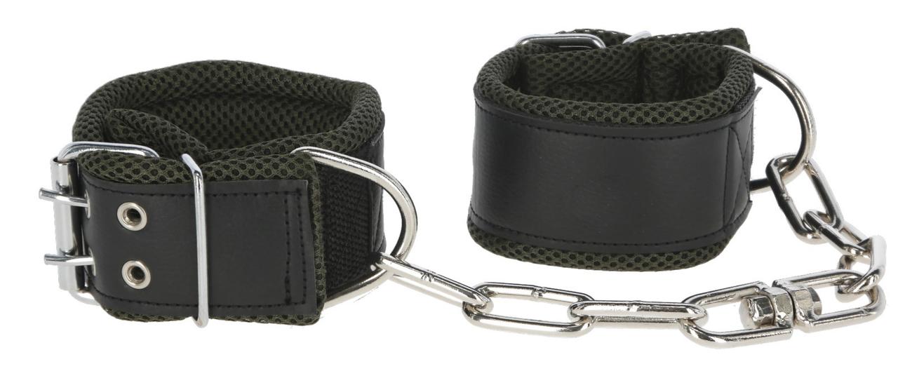 Kerbl Fußfessel Nylon mit Kette und Wirbel