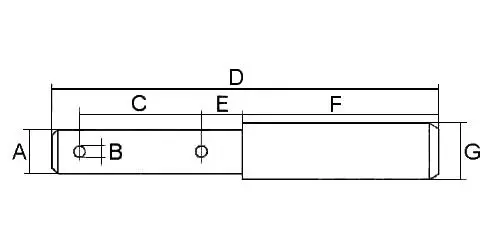 Oberlenkerstufenbolzen Kat.2-3