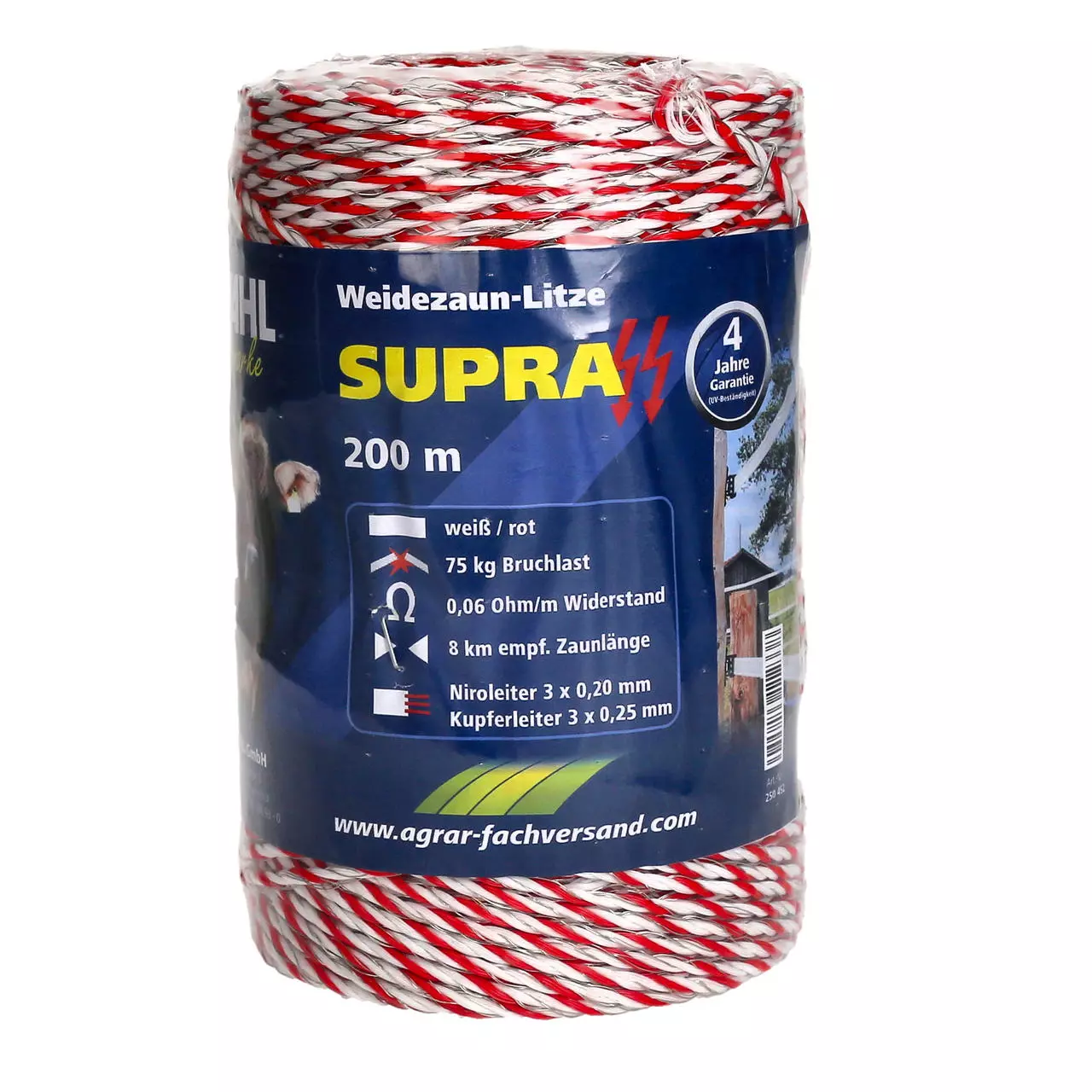 WAHL-FENCE Weidezaunlitze - SUPRA - 200 m