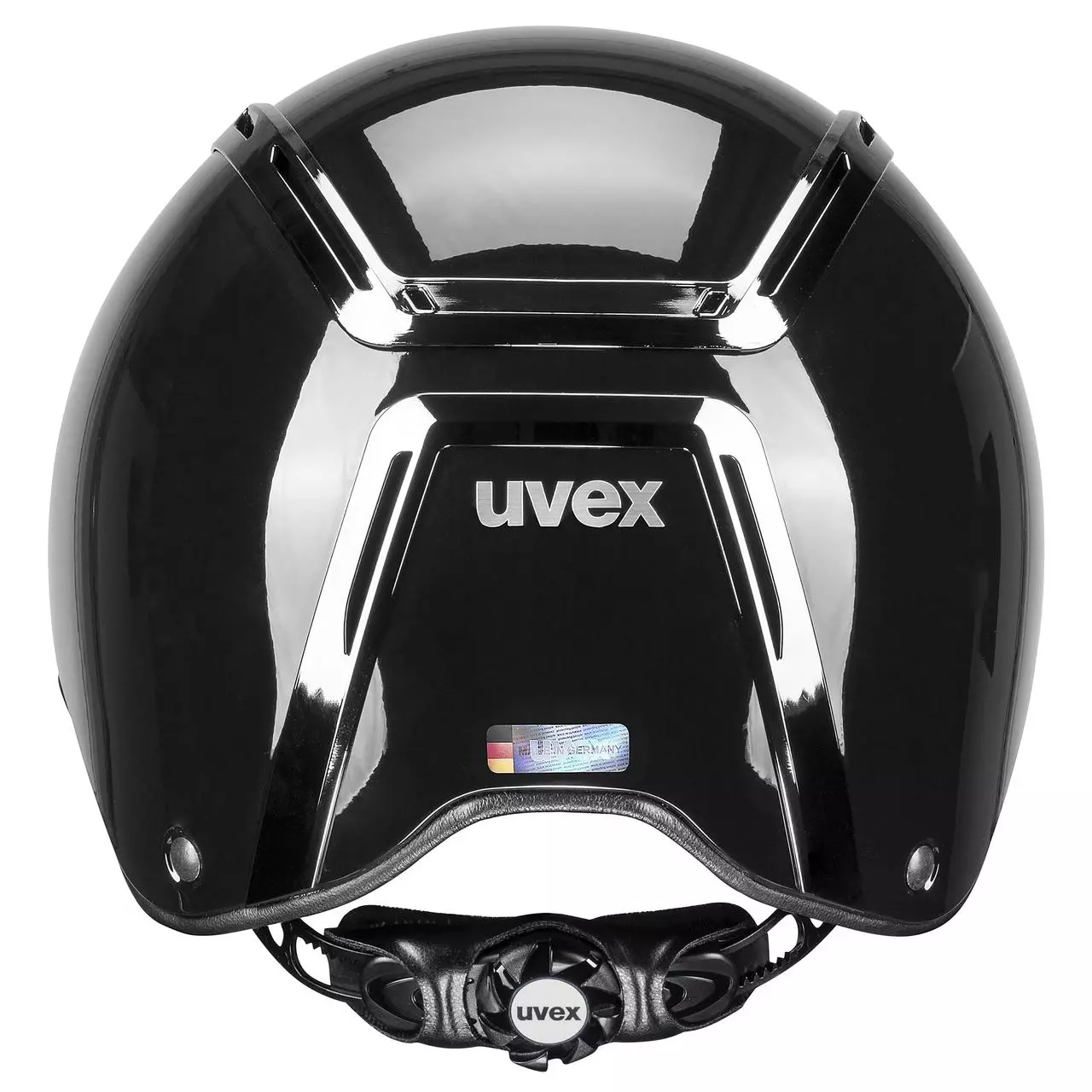 uvex Reithelm exxeed shiny chrome