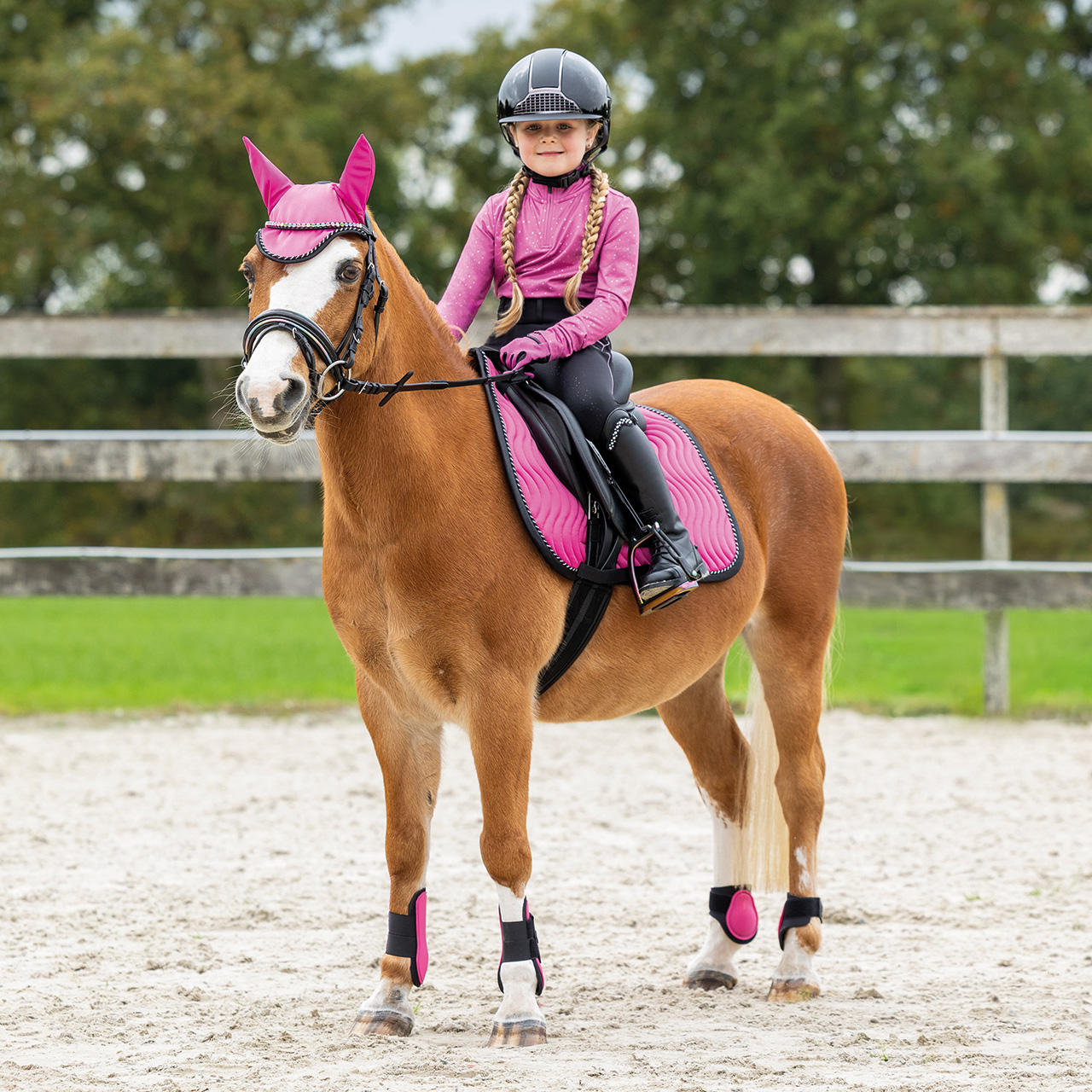 QHP Polo de sport manches longues Isalyn Junior