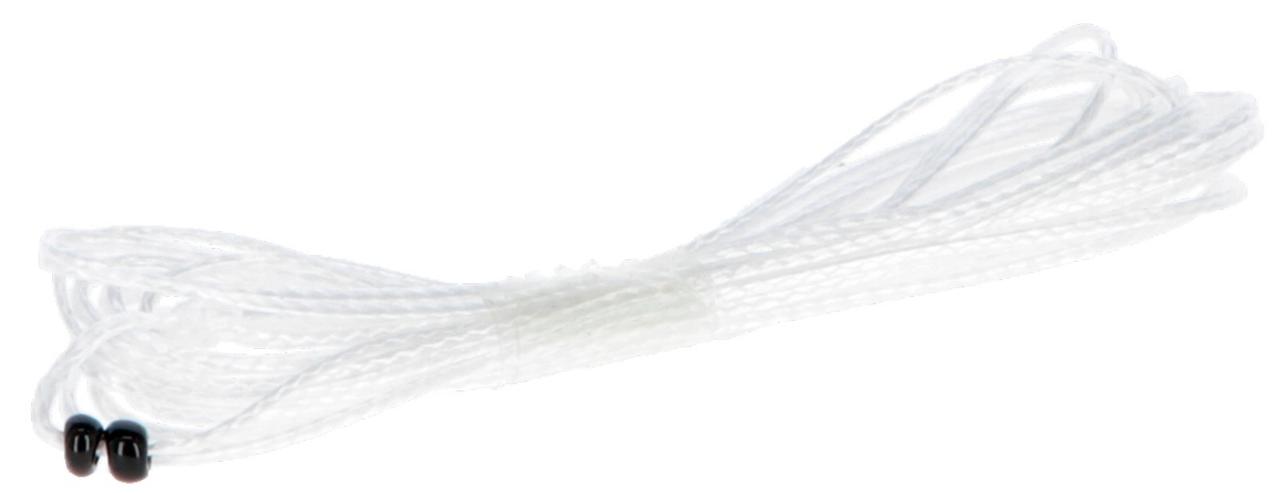 Kerbl Ersatzschnur mit Perle, 100 cm, weiß