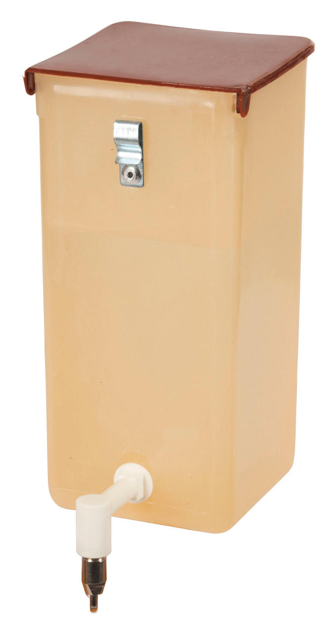 Kerbl Spezial-Tränkeflasche zum Einhängen 1000 ml braun