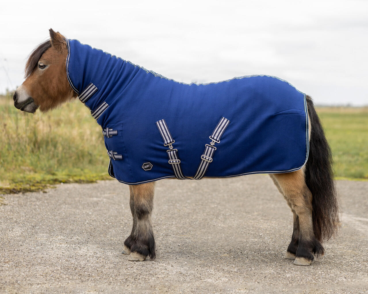 QHP Fleecedecke Shetty mit Halsteil