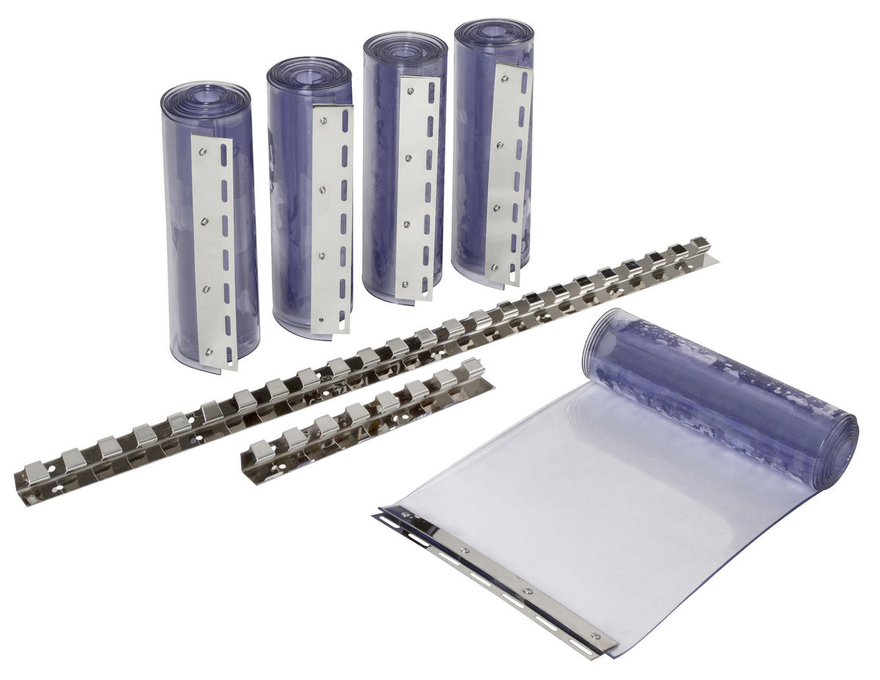 Kerbl Set tenda a strisce in PVC Kerbl Set tenda a strisce in PVC