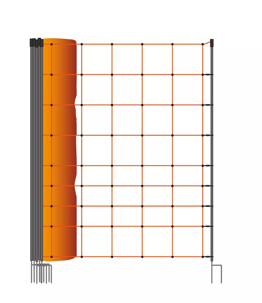 WAHL-FENCE Schafnetz 105 cm / 50 m Doppelspitze