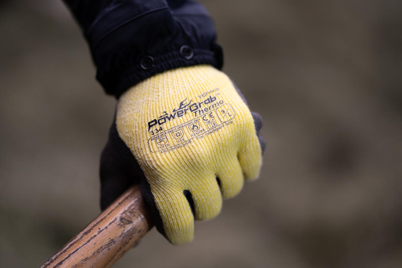Kerbl POWERGRAB THERMO - Guanto a maglia fine