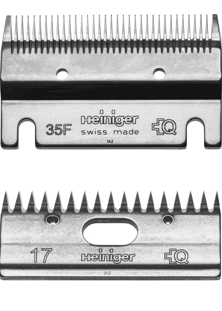 Heiniger Set lame per tosatrice 35F/17