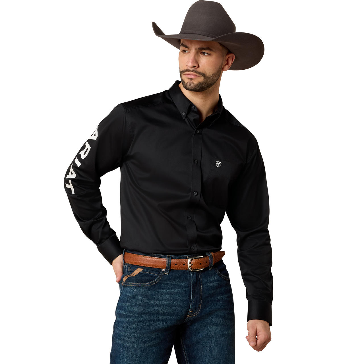 ARIAT Team Logo Twill Fitted Shirt