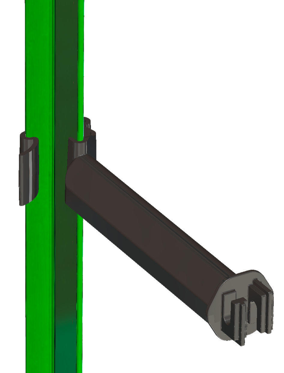 AKO Isolatore posteriore per pali a T – 7 cm