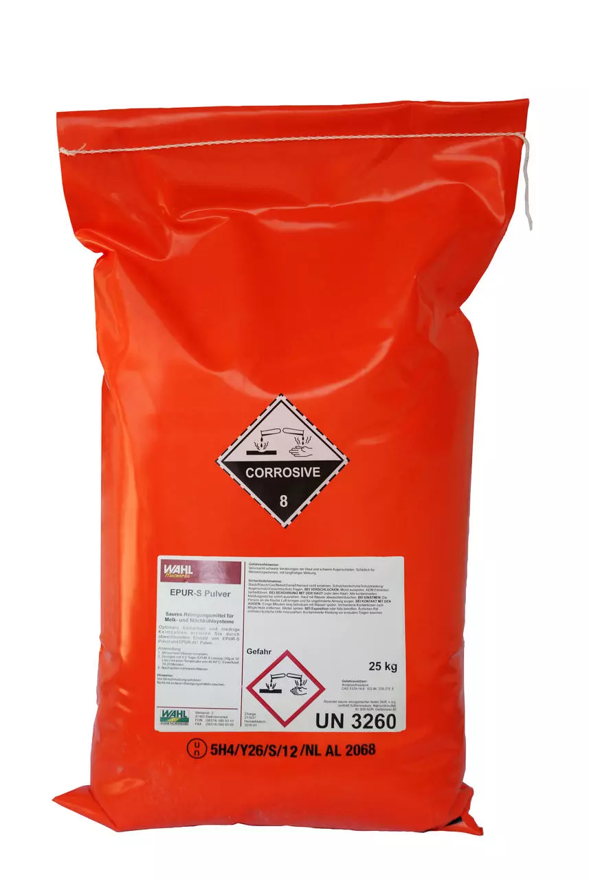 WAHL-Hausmarke Reinigungsmittel Pulver sauer, 25 kg