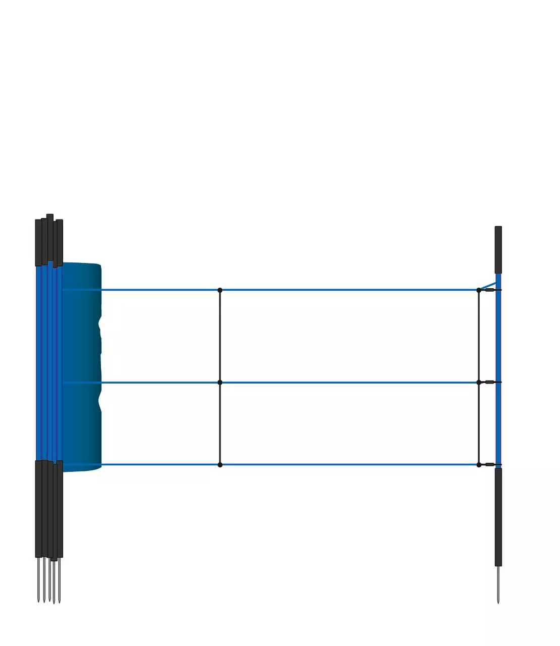 AKO WildNet, 75 cm hoch