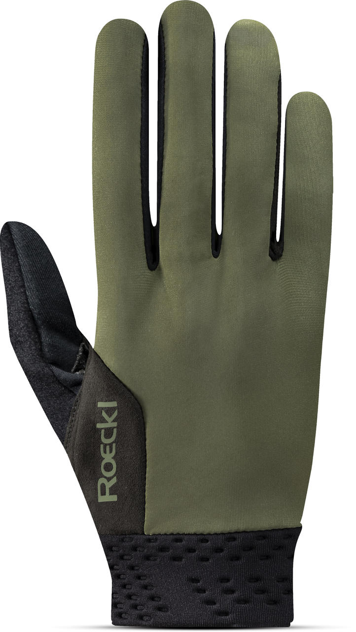 Roeckl Winterreithandschuh Wolfach 8,5 olive reflect