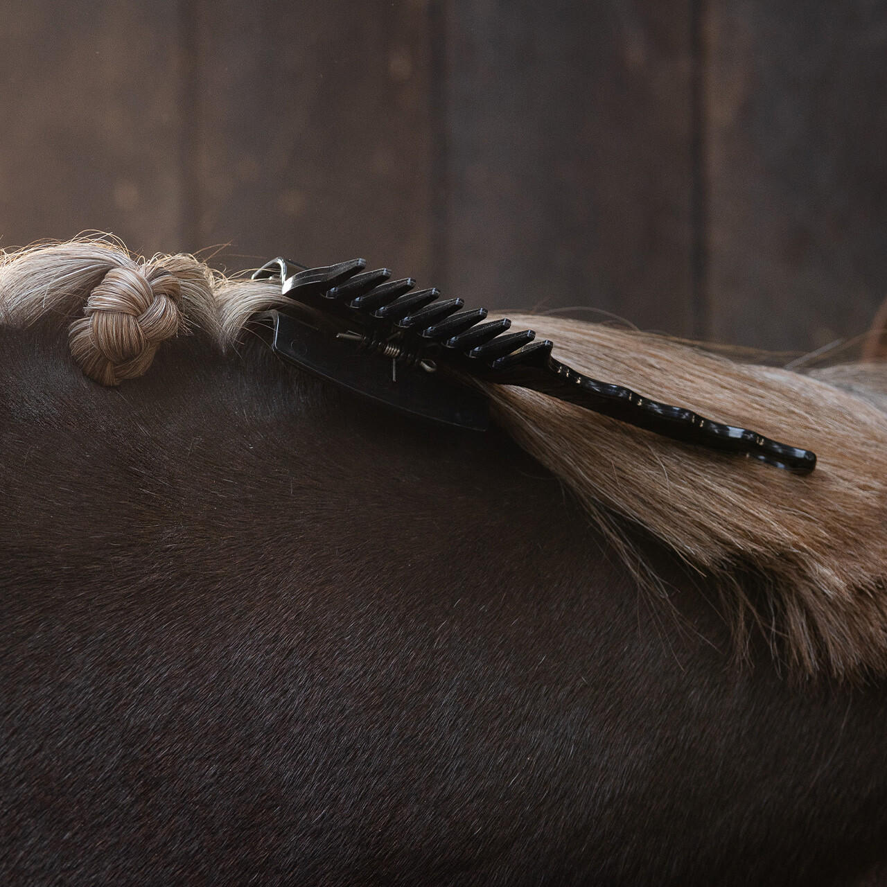 Q-Essentials Pettine per criniera con clip