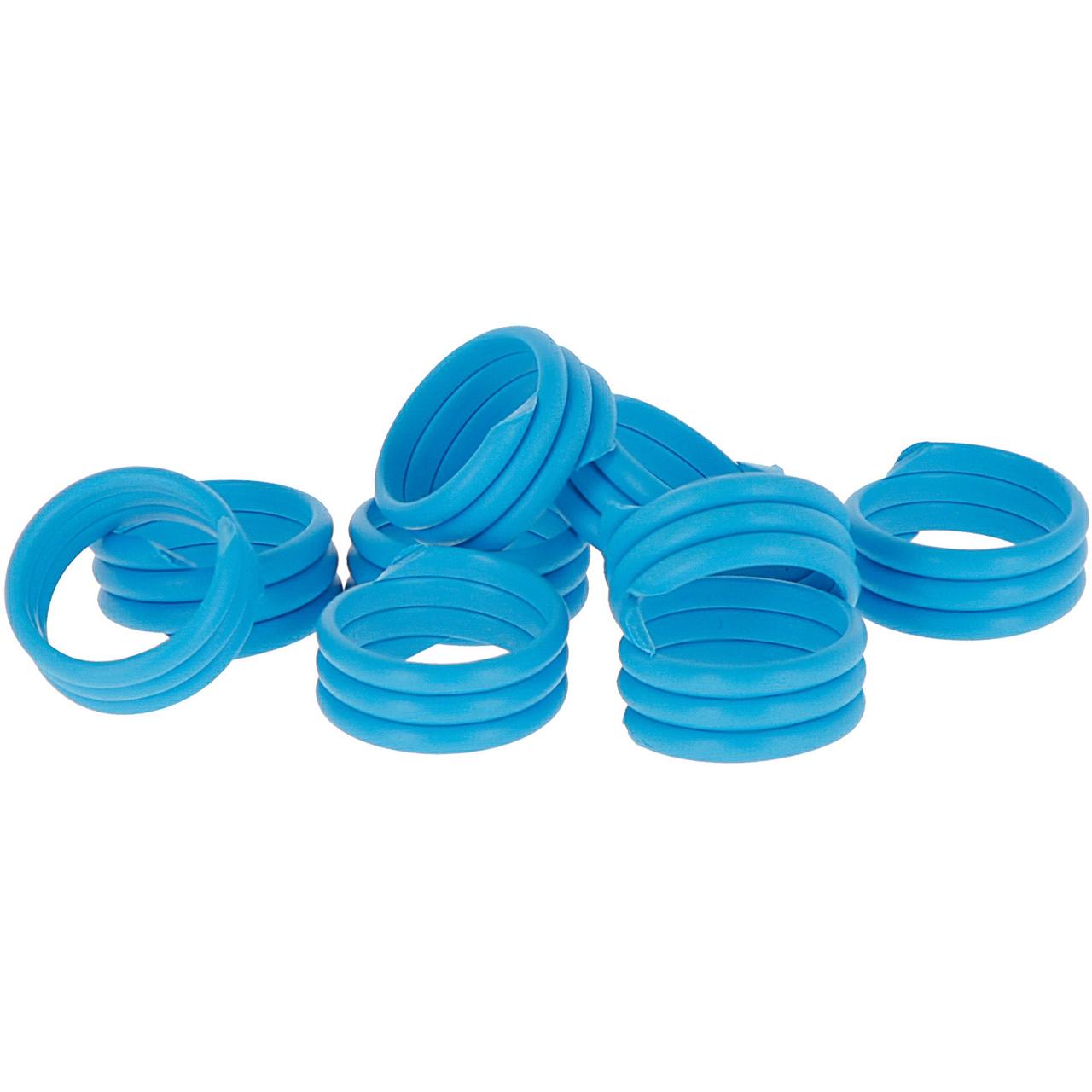 Kerbl Geflügel Spiralring 3x gedreht 16 mm blau