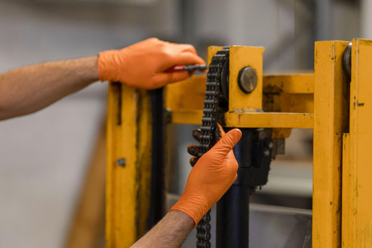 Kerbl Guanto monouso in nitrile X-Grip