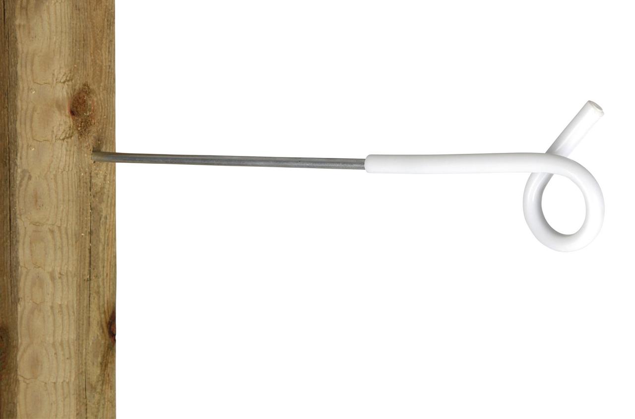 AKO Isolatore con asta lunga e occhiello, 40 cm, 5 pezzi