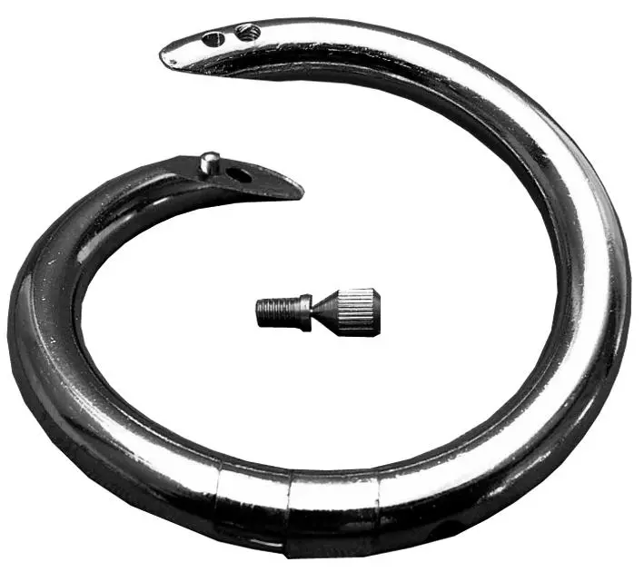 Kerbl Nasenring S-Ring - 2 Löcher - Edelstahl Kerbl Nasenring S-Ring - 2 Löcher - Edelstahl