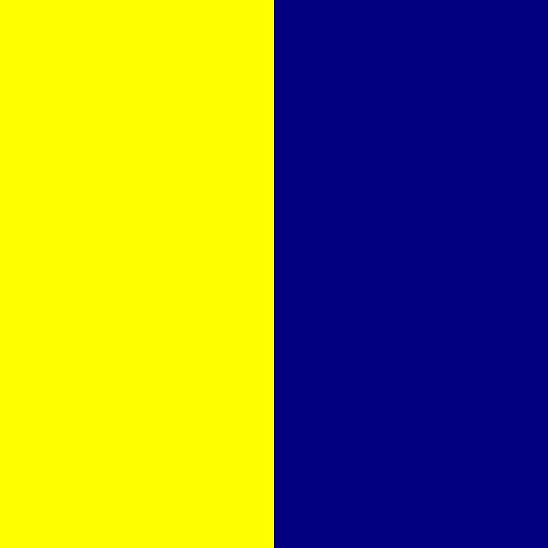 neongelb/marineblau