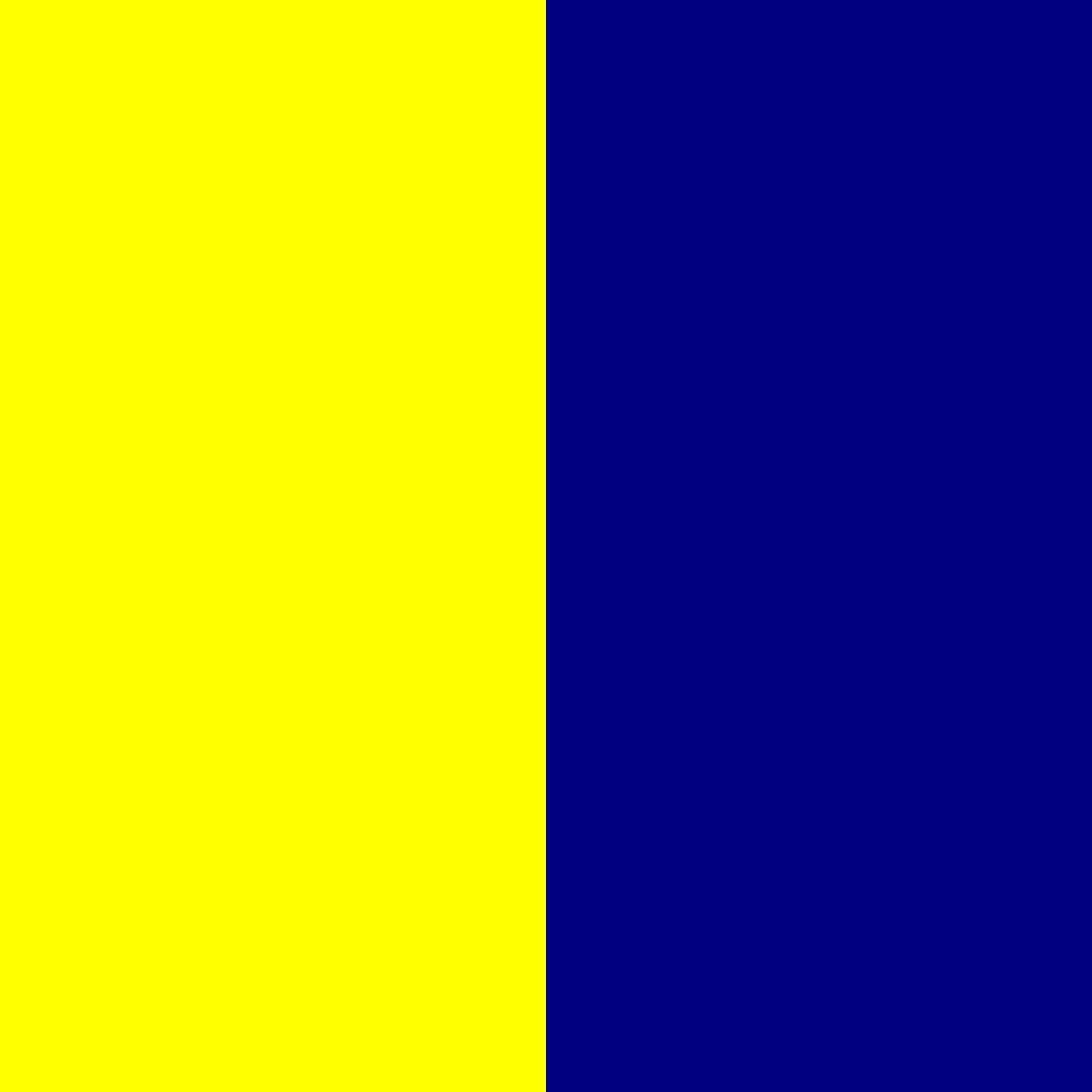 neongelb/marineblau