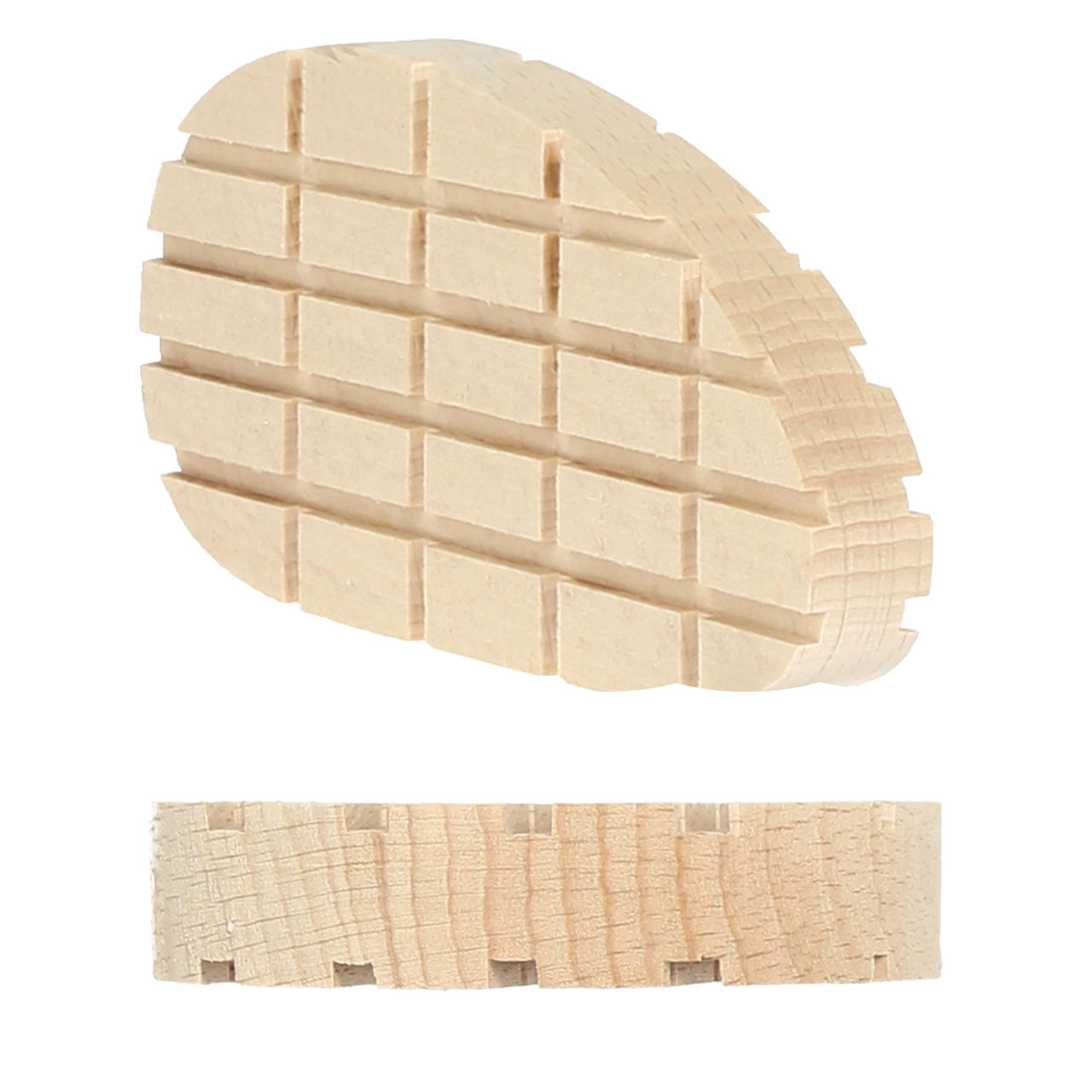 Holzklotz XL flach - 130 mm x 14 mm