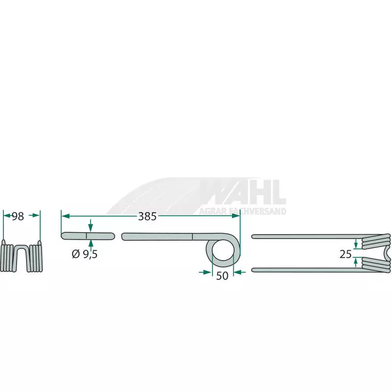 Zinken - FELLA 385x105mm