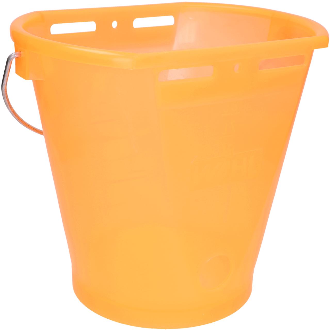 Hiko Kälbertränkeeimer transparent,Neonorange