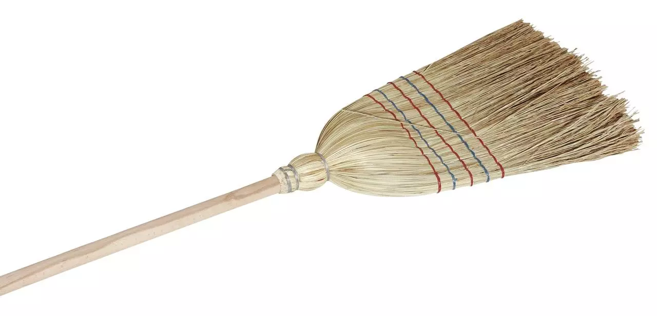 WAHL-Hausmarke Reisstrohbesen 5-Nähte, 140 cm