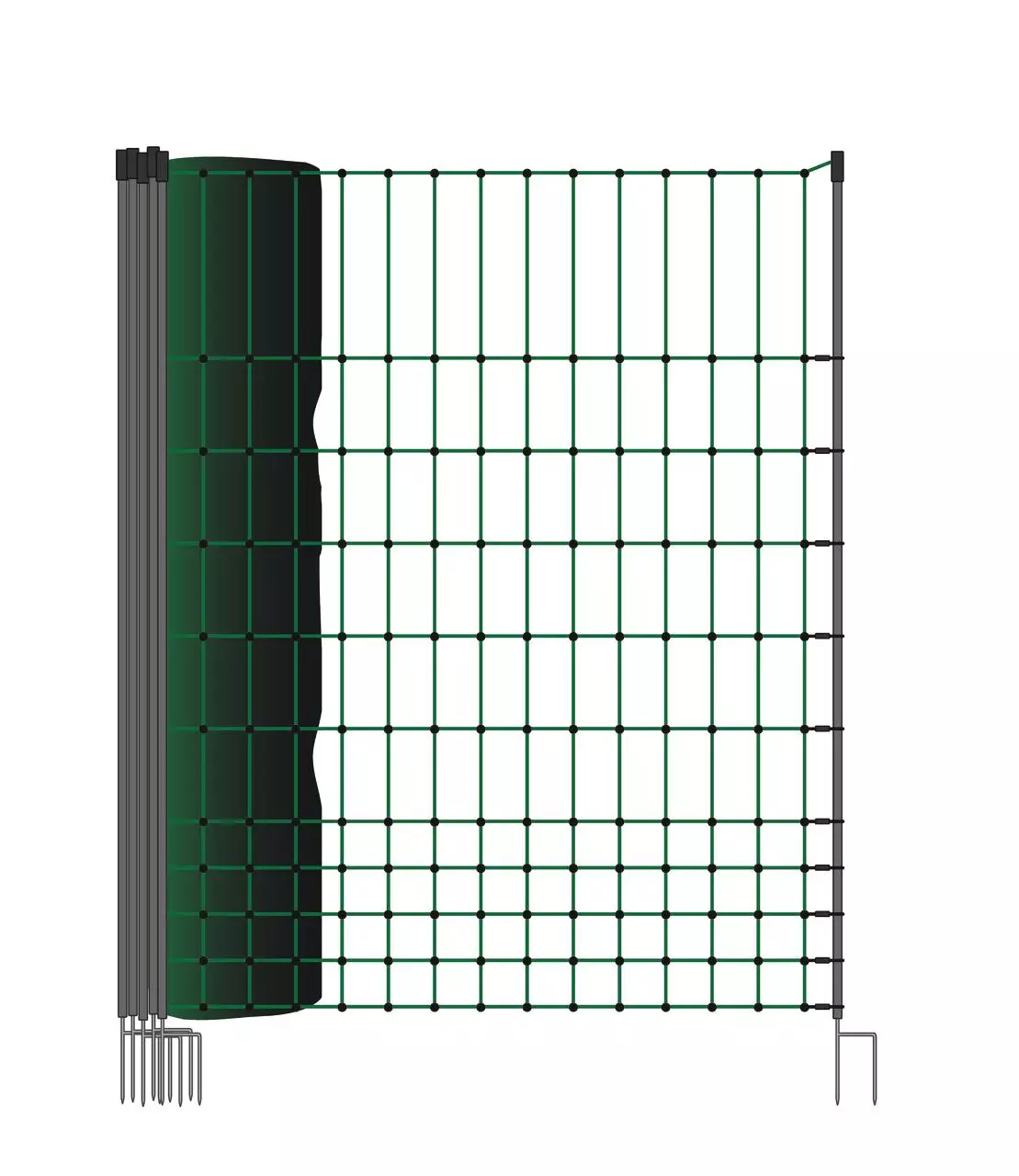 Kerbl PoultryNet Hühnerzaun 106cm, 15m lang