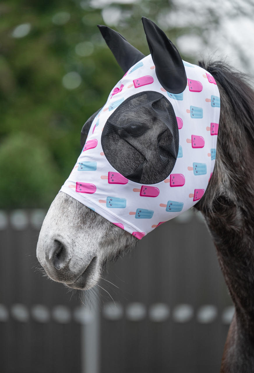 HKM Fliegenschutzmaske -Ice Cream-