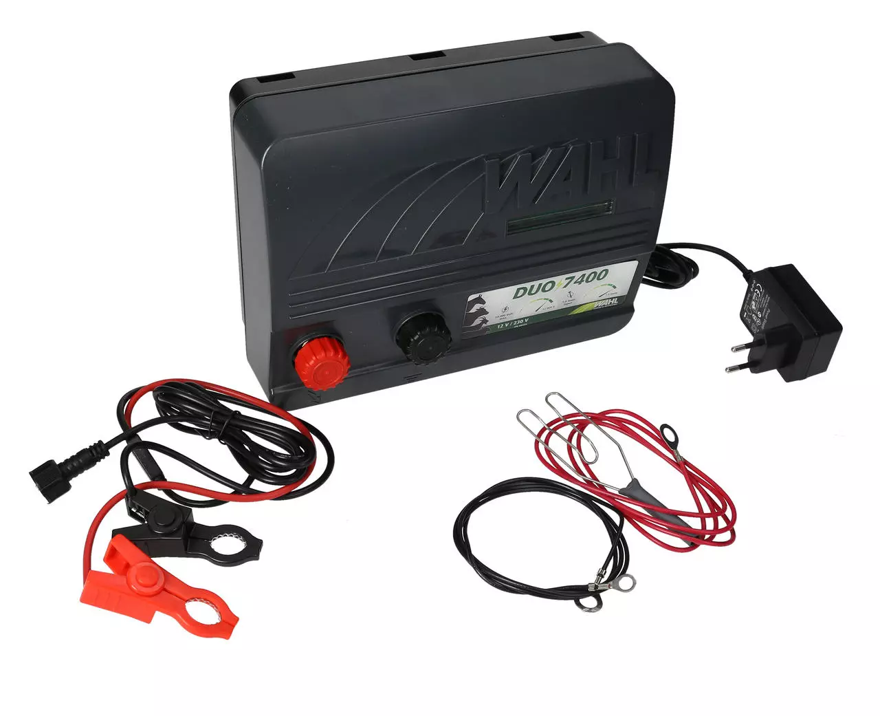 WAHL-FENCE DUO 7400 - 12 V / 230 V Weidezaungerät