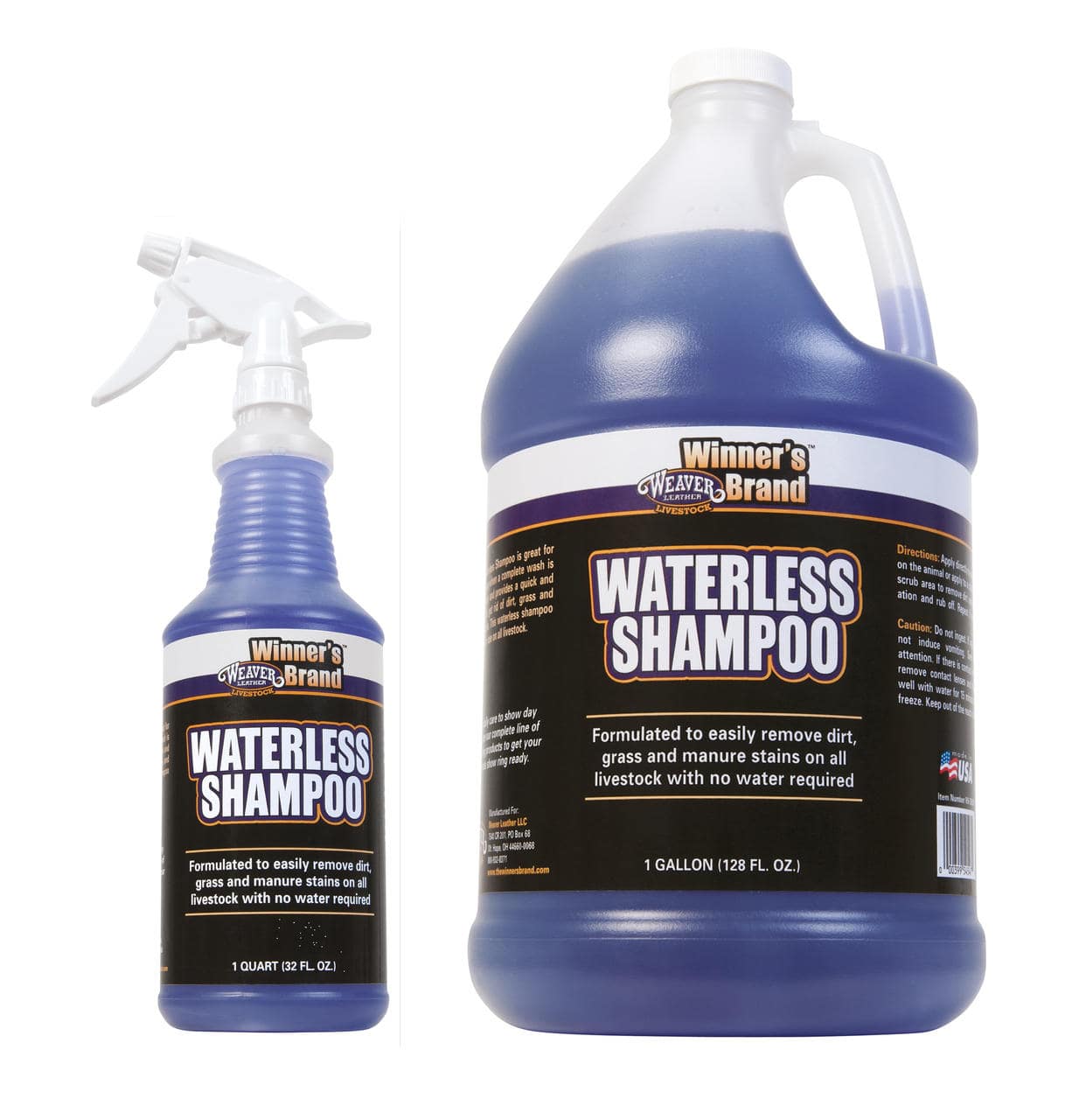 Weaver-Leather Waterless Shampoo - versch. Größen