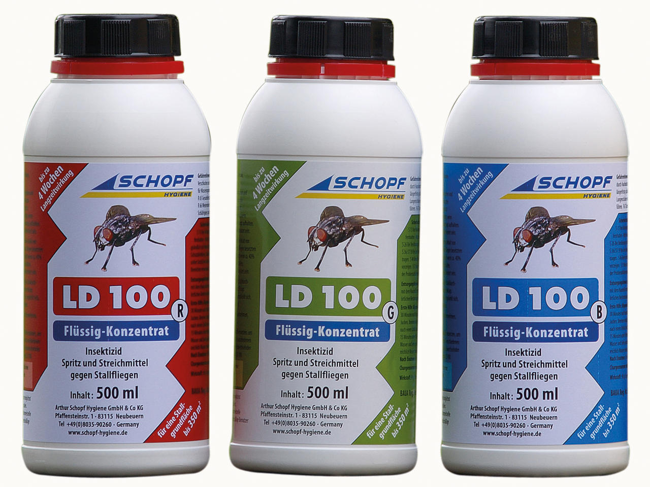 Schopf LD 100 R/G/B Flüssigkonzentrat - 500 ml Schopf LD 100 R/G/B Flüssigkonzentrat - 500 ml