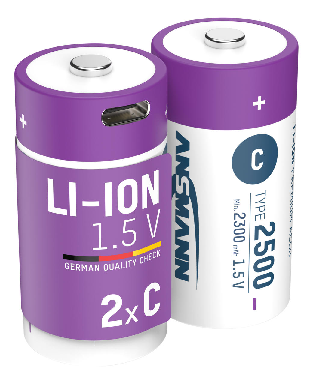 Ansmann Batterie agli ioni di litio – formato Baby C Ansmann Batterie agli ioni di litio – formato Baby C