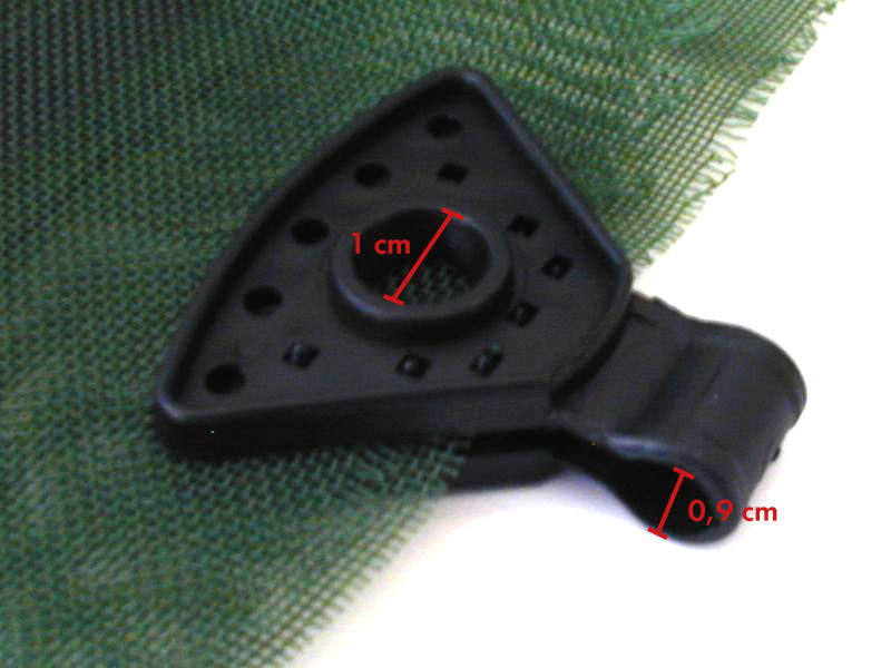Zill Clip speciale per reti frangivento