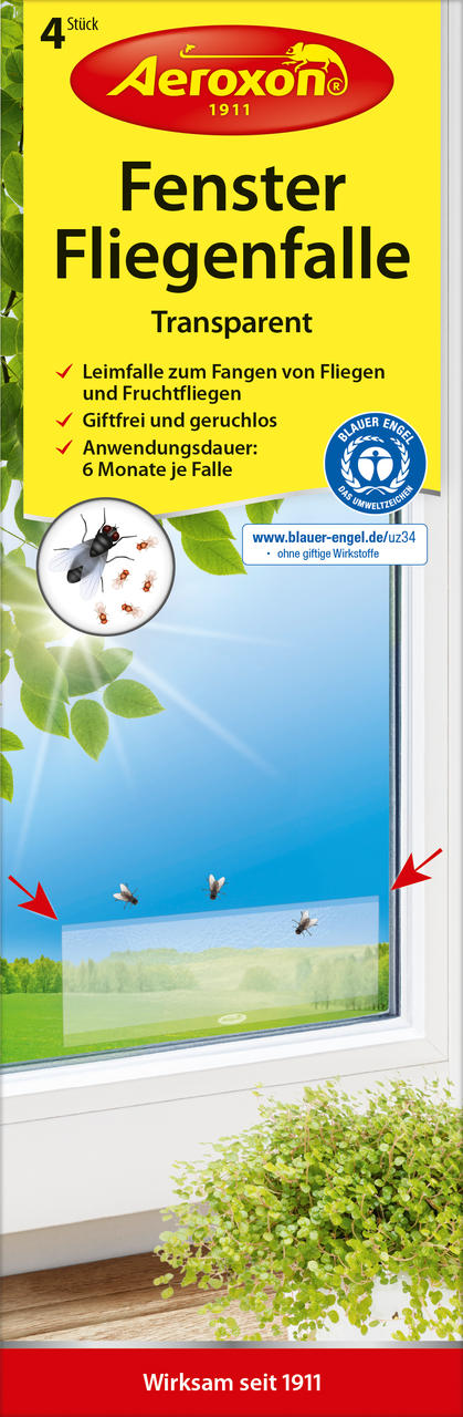 Aeroxon Fenster-Fliegenfalle Transparent Aeroxon Fenster-Fliegenfalle Transparent