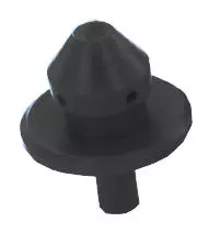 Melkzeug-Spülfinger schwarz Ø 24mm Melkzeug-Spülfinger schwarz Ø 24mm