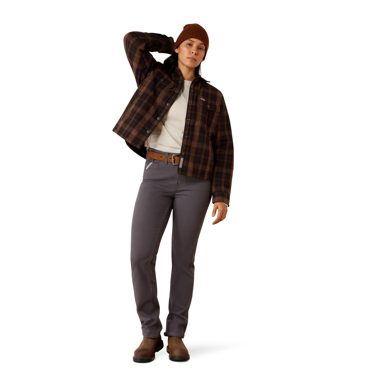 ARIAT Flannel Isulated Shirt, Damen
