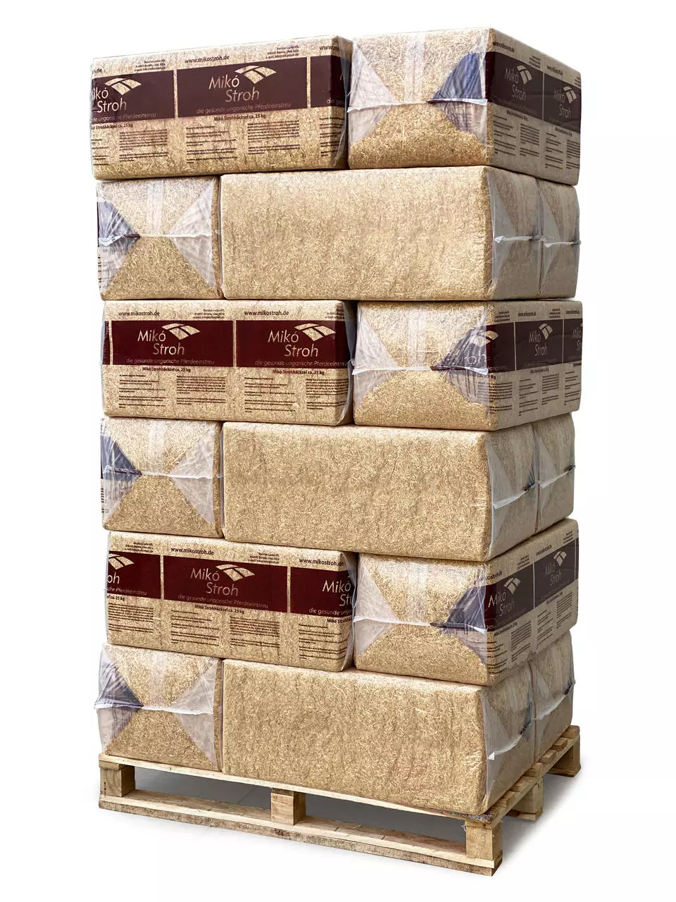 Weizenstroh 1 Palette -18 Ballen à 25 kg Weizenstroh 1 Palette -18 Ballen à 25 kg