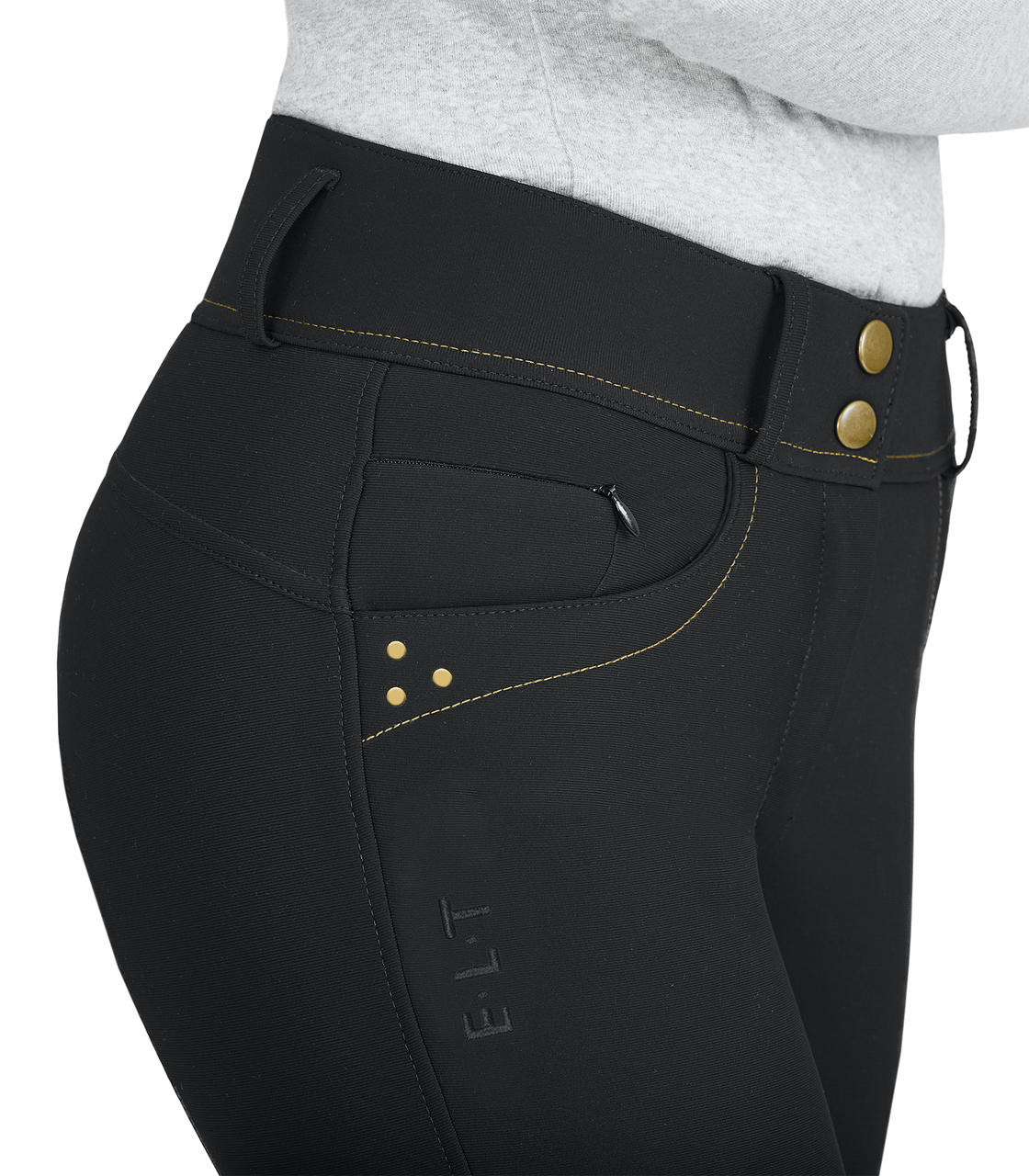 ELT Claire Pantaloni da equitazione termici a vita alta