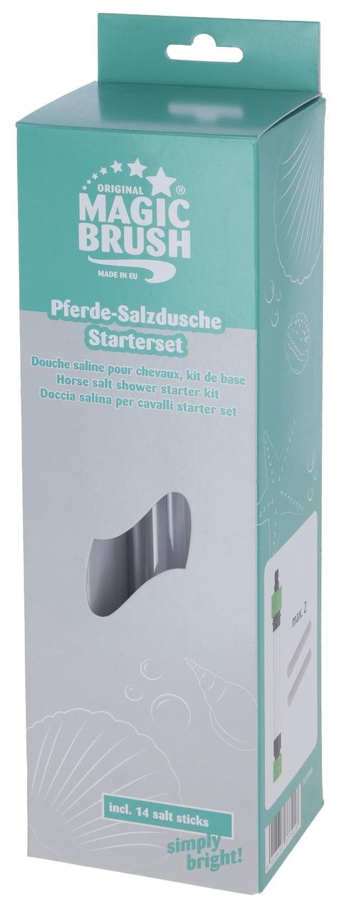 MagicBrush Doccia al sale per cavalli Starter Kit
