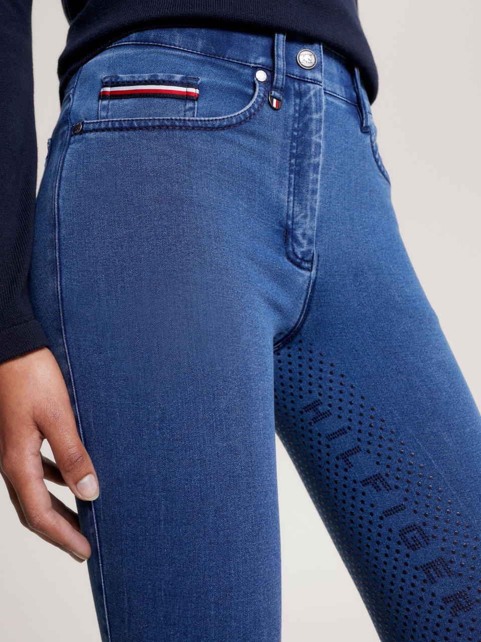 Tommy Hilfiger Women Queens Jeans Vollbesatz Reithose