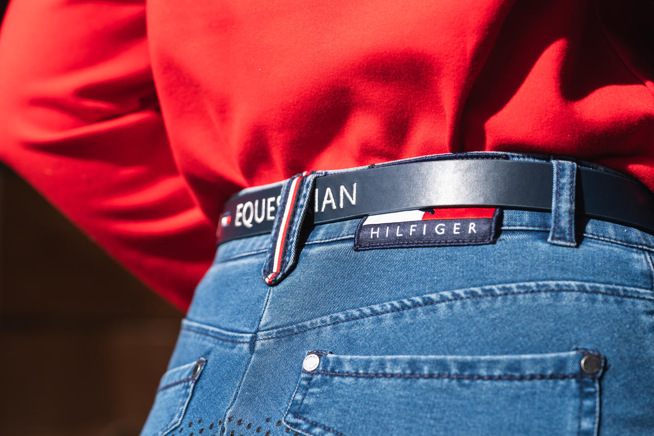 Tommy Hilfiger Cintura Palermo in ecopelle ricamata