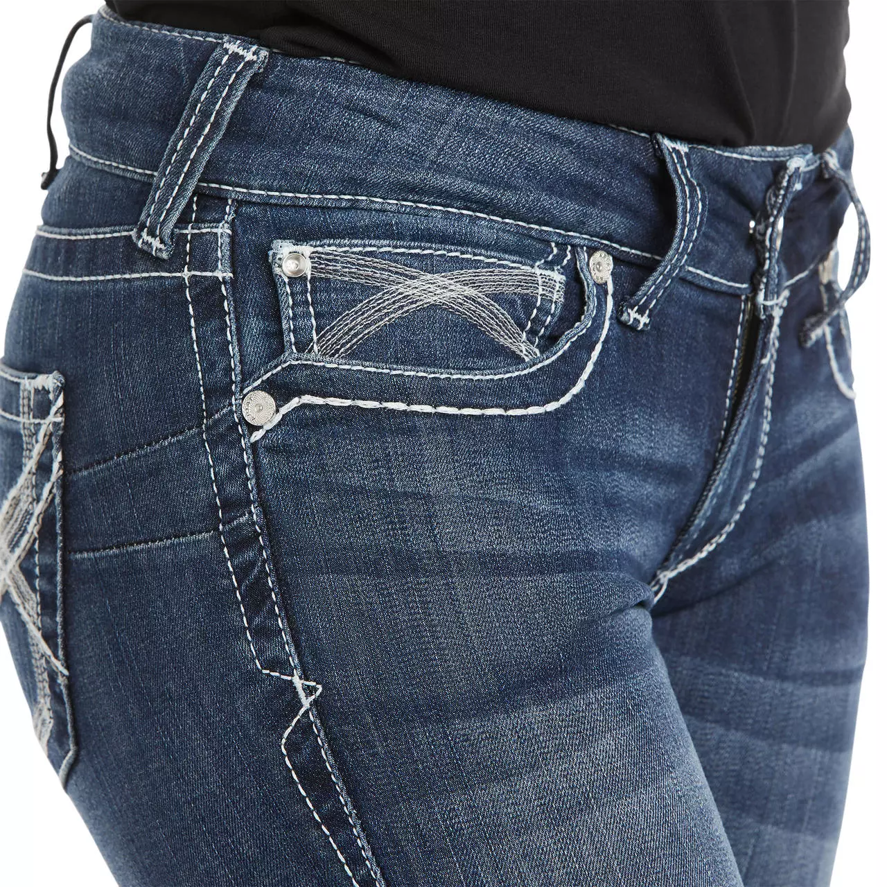 ARIAT R.E.A.L. Mid Rise Stretch Ivy Stachable